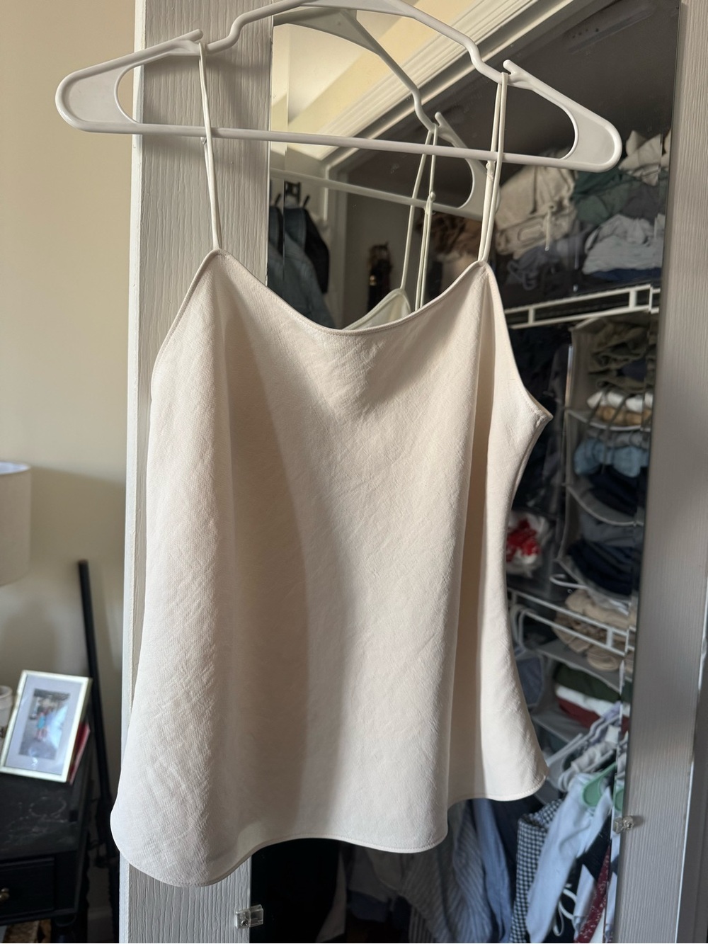 Aritzia Pronto Camisole — Crepette in color Light Birch
